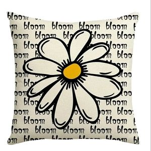 New Home Deco Linen Blend Bee Theme Pillowcase - Bloom